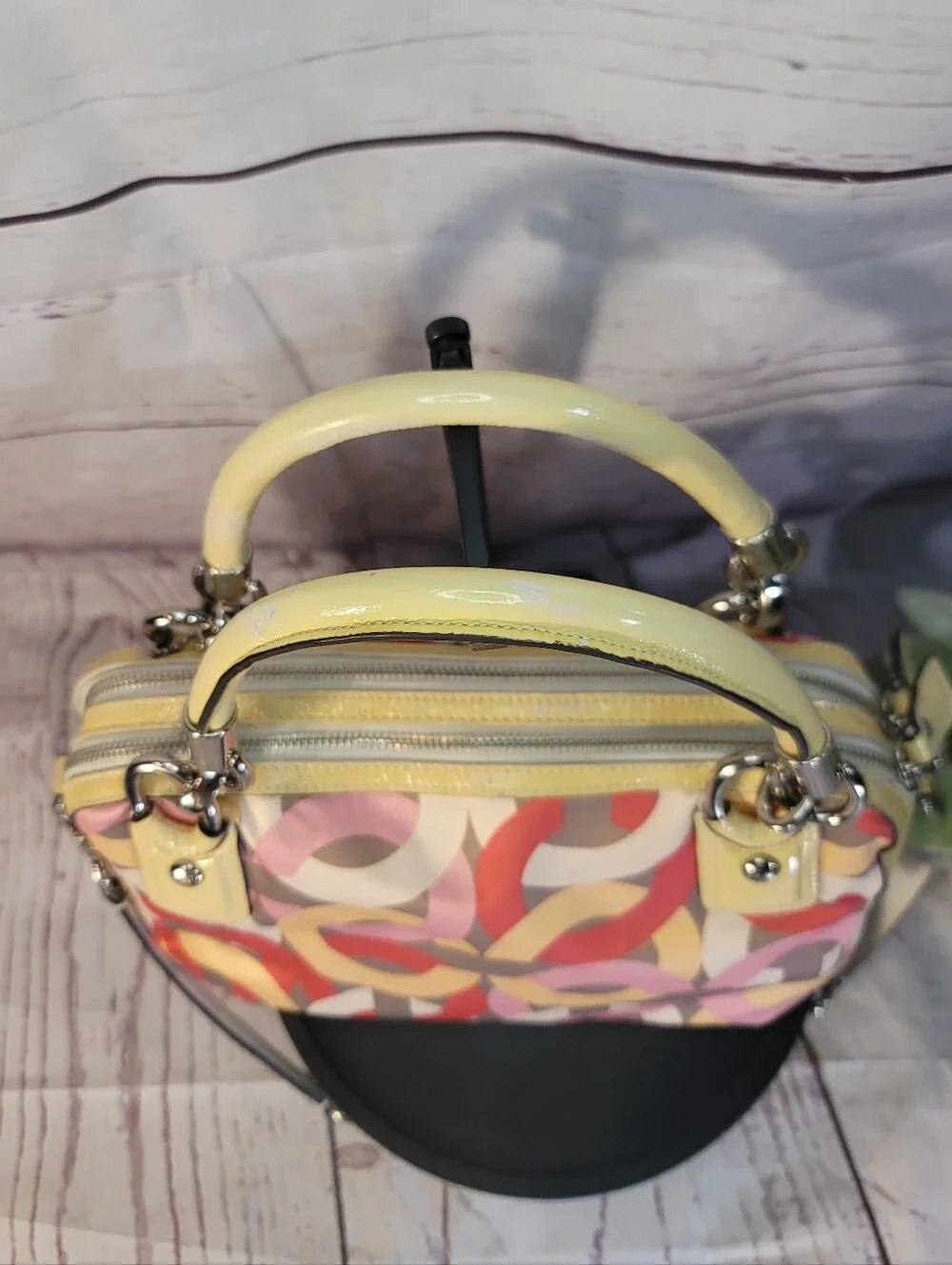 Coach Ashley Optic Art Print Satchel / Crossbody (Style No. F22744)